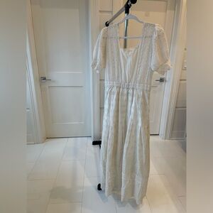 Love shack fancy cream Cheri dress size 6